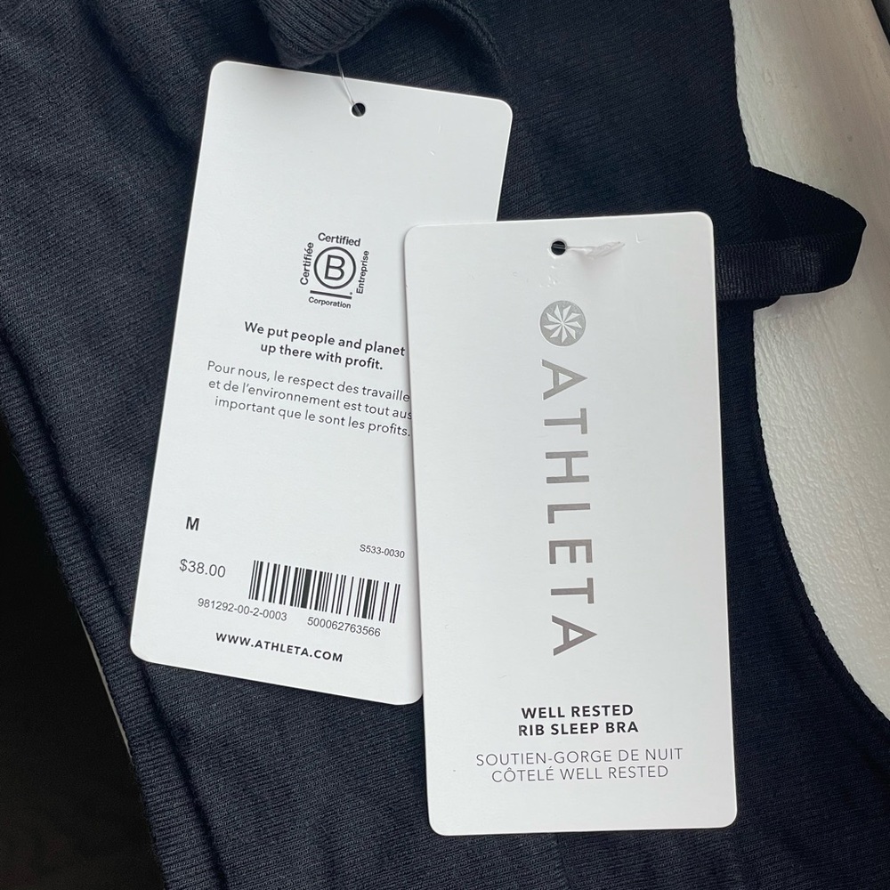 NWT Althleta Well Rested Rib Sleep Bra - Picture 10 of 10